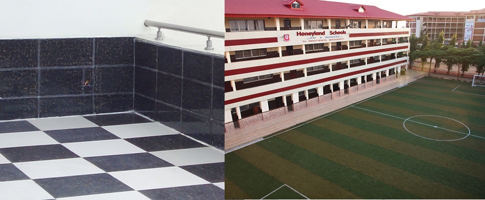 Transparent Waterproof coatings of Honeyland School Terrace Balcony Tiles