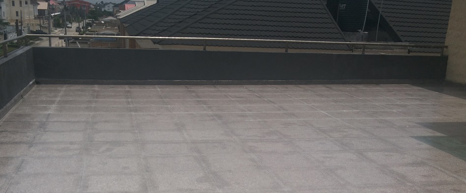 Transparent Waterproofing of Residential Building Managed by Diya Fatomileyin and Co.